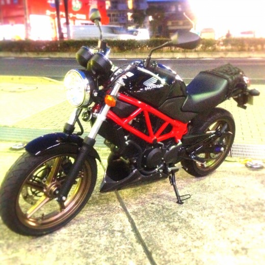 Pit Works » アンダーカウル装着例 VTR250